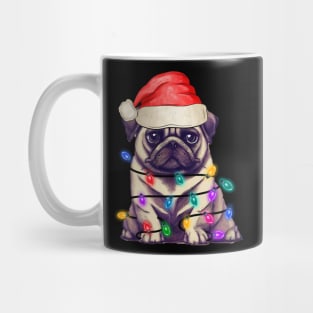 Christmas Lights Dog Merry Dogmas Mug